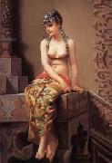 unknow artist, Arab or Arabic people and life. Orientalism oil paintings  237
